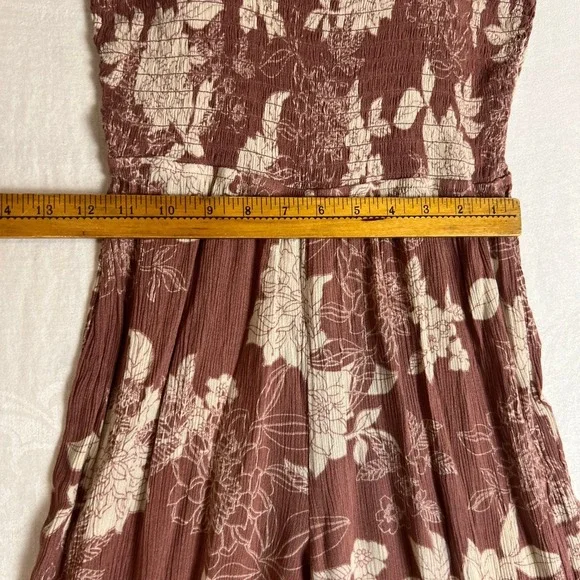 Mimi Chica Floral Jumpsuit - Brown and Cream - Picture 5 of 13